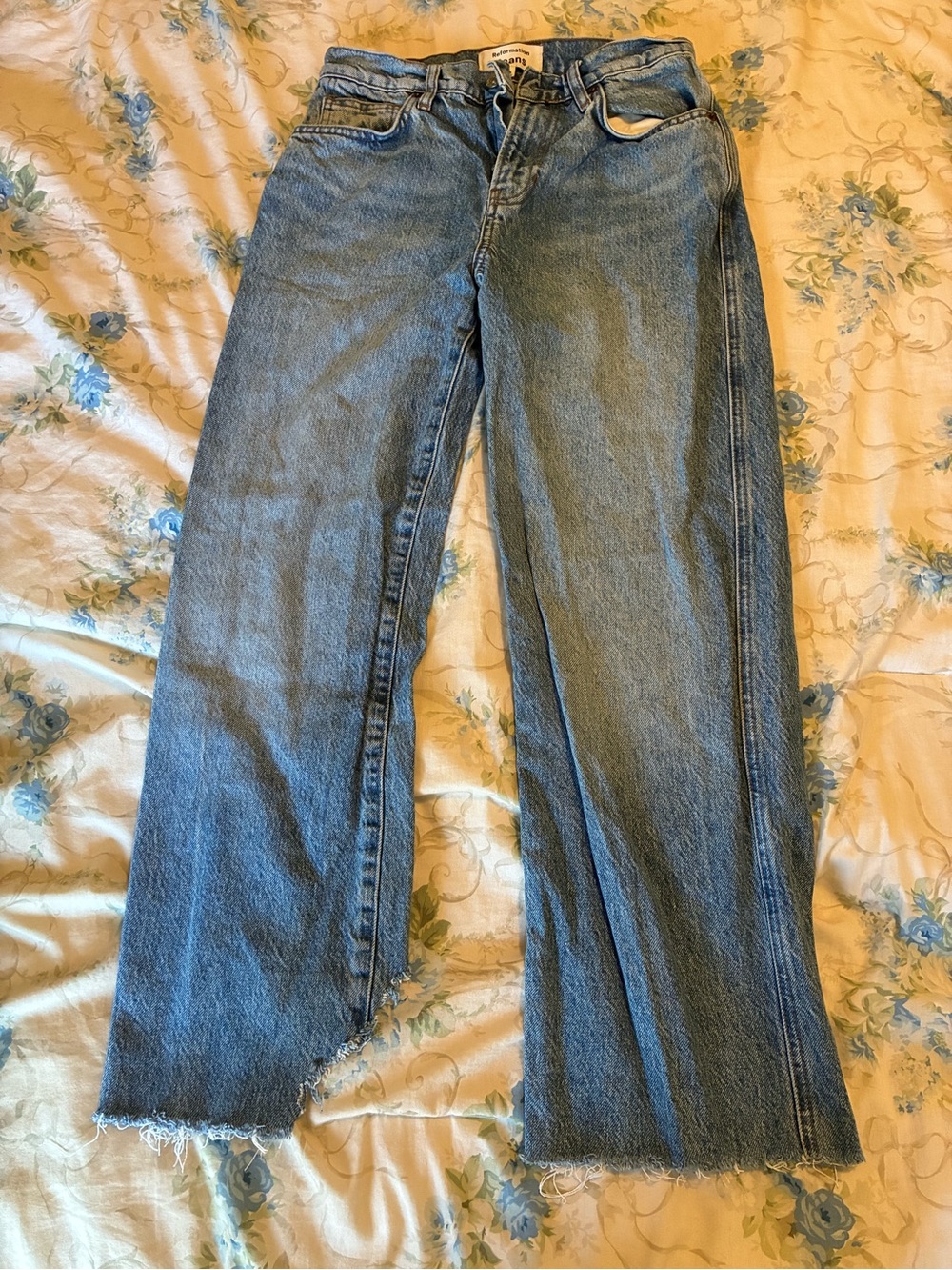 Val 90’s Mid Rise Straight Vintage-Inspired Blue Women’s Jeans